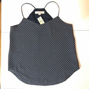 Ann Taylor Loft Racer Tank